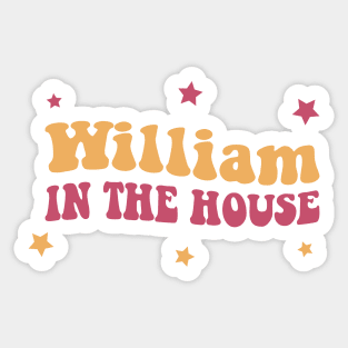 WILLIAM Sticker